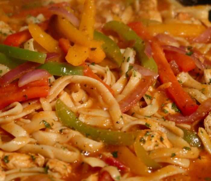 Tasty Chicken & Shrimp Jambalaya Pasta Recipe