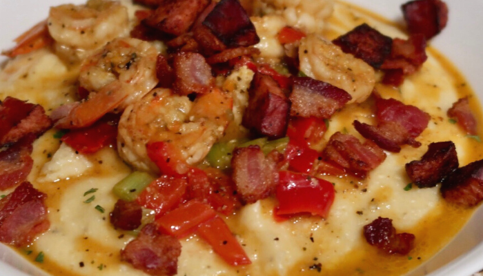 Tasty Sausage, Shrimp & Grits Recipe