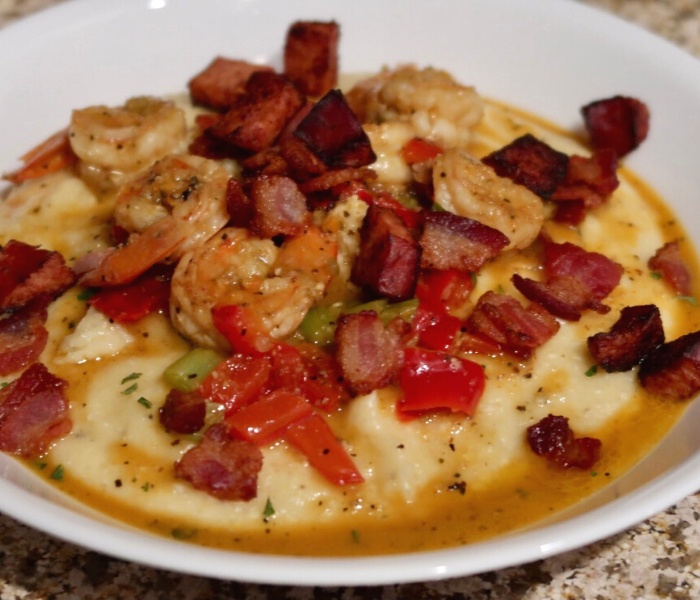 Tasty Sausage, Shrimp & Grits Recipe