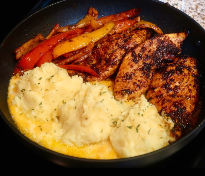 Sizzling Blackened Chicken & Cheese Recipe