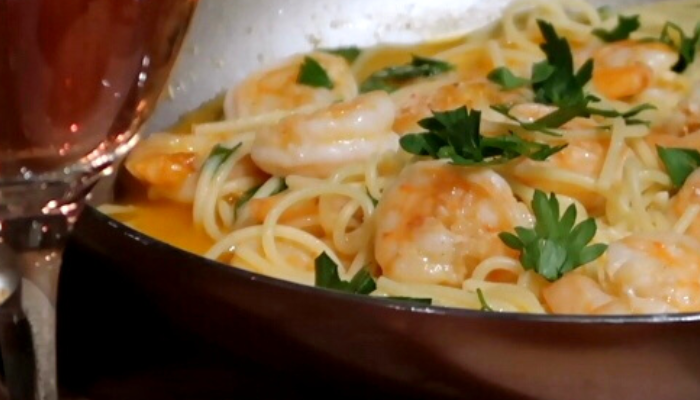 Lemon Garlic Shrimp Scampi Recipe