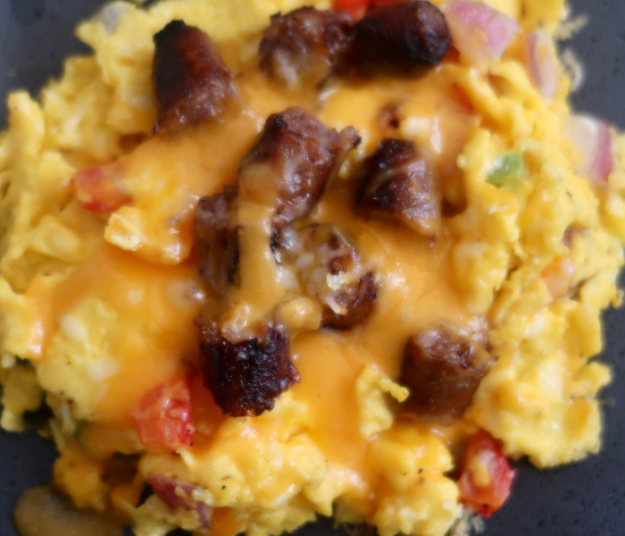 Yummy Sausage Breakfast Scramble