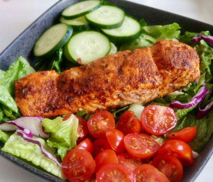 Easy Salmon Salad Bowl Recipe