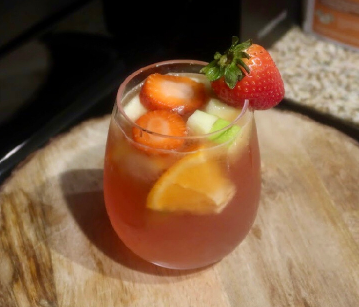 Pink Moscato Sangria