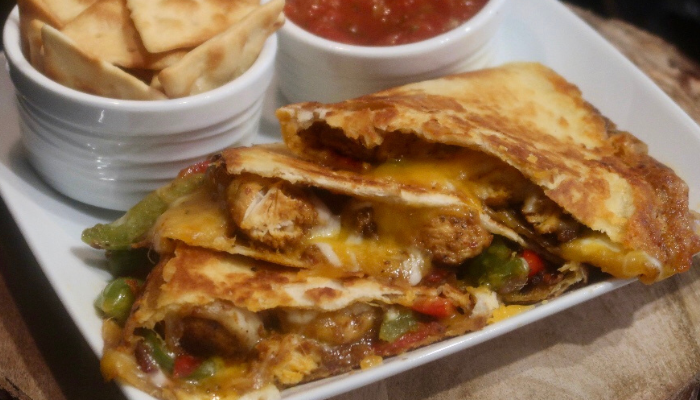 Fajita Chicken Quesadilla Recipe