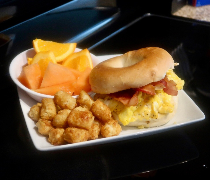 Bacon & Eggs Bagel Sandwich