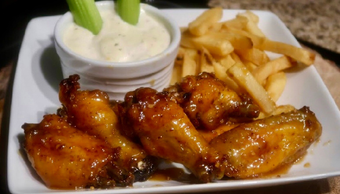 Baked Honey Garlic Wings