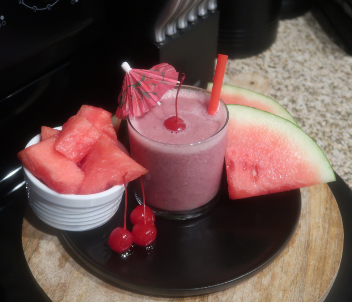 Watermelon Cherry Smoothie