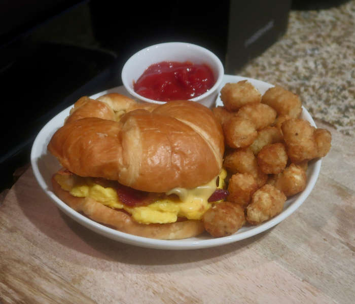 Bacon, Egg, & Cheese Croissant Sandwich