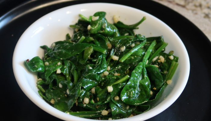 Garlic Spinach Recipe