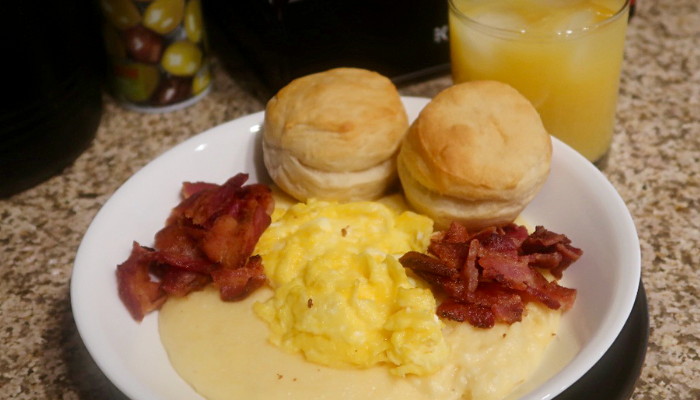 Bacon & Grits Breakfast Bowl Recipe