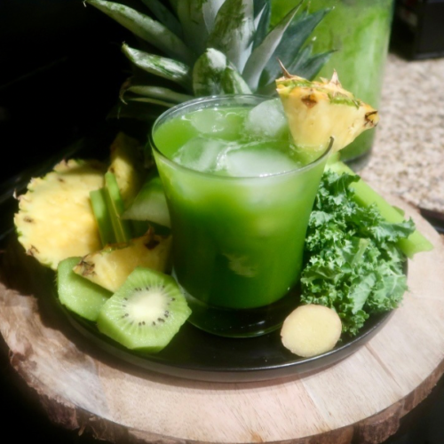 Green juice with pineapple hotsell