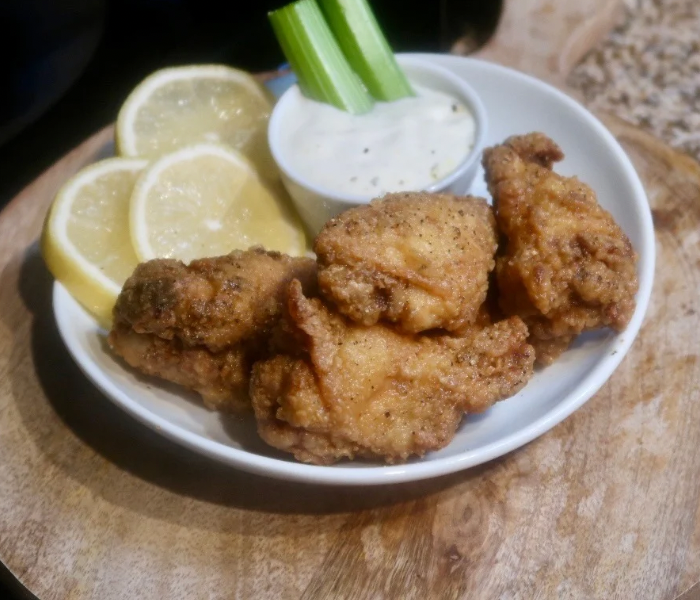 Fried Lemon Pepper Wings