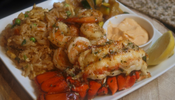 Seafood Hibachi Dinner