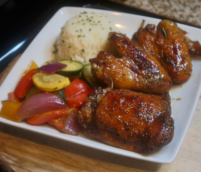 Rosemary Honey Balsamic Chicken