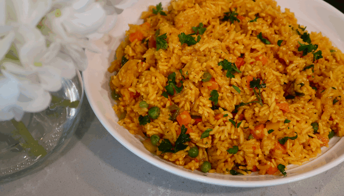 Yellow Veggie Rice