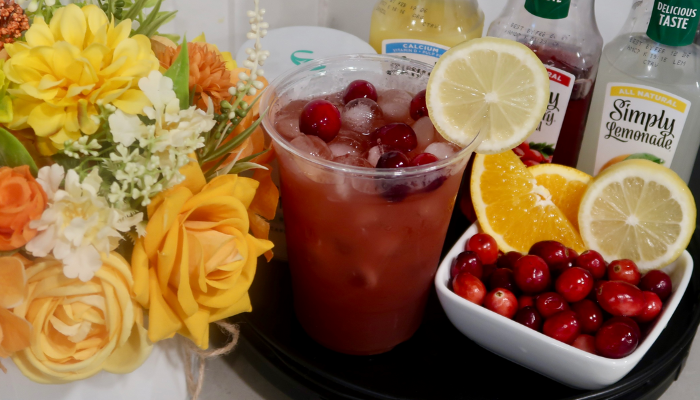 Cranberry Lemonade Refresher
