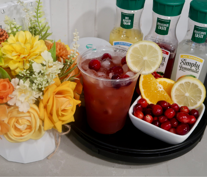Cranberry Lemonade Refresher